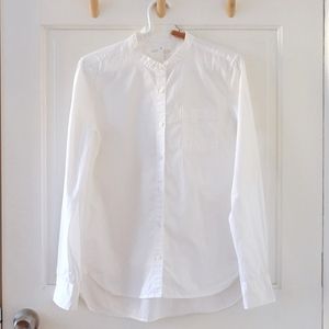 Muji white button down | Medium